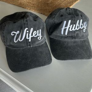 Wifey & Hubby hats 🧢